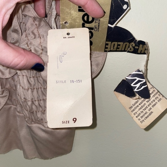 Vintage Jerell of Texas Deadstock Cream Tank Top Size Medium - Picture 6 of 8